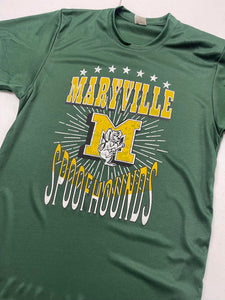 Maryville Spoofhounds Green Performance Tee - The Red Rival