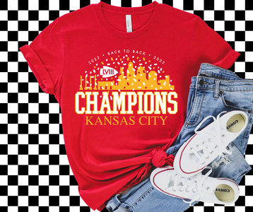 Confetti Champions Red Graphic Tshirt - The Red Rival