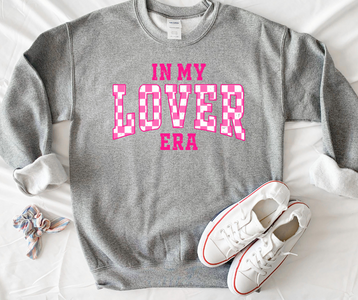 Pink In My Lover Era Grey Sweatshirt - The Red Rival