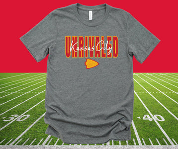 Unrivaled Kansas City Grey Graphic Tshirt - Tees - The Red Rival